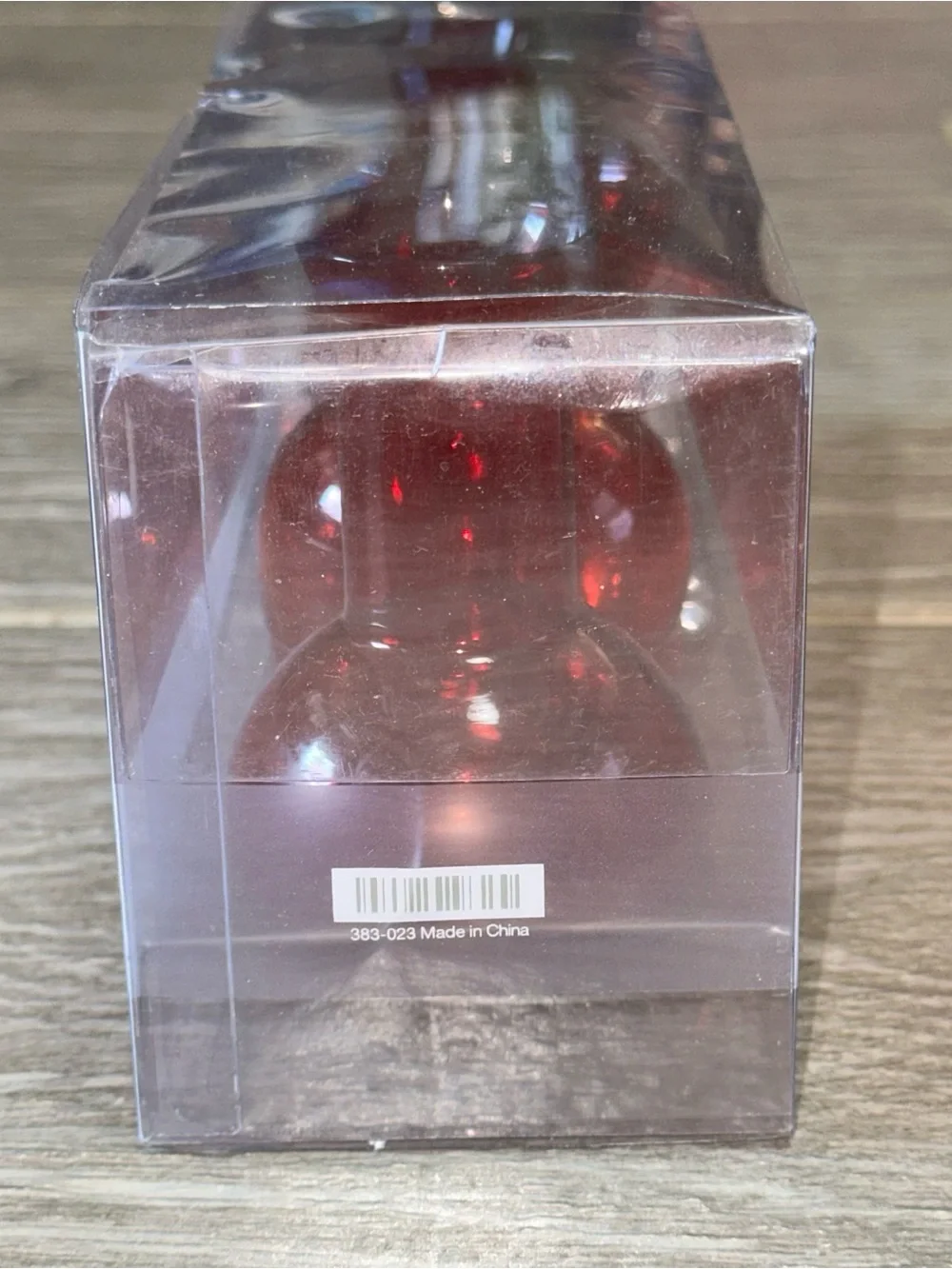 Crate & Barrel Ruby Red Bud Vases Mouth Blown Glass Set Of 4 Miniature Floral